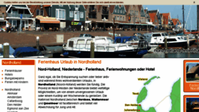 What Nord-holland-ferienhaus.de website looked like in 2017 (6 years ago)