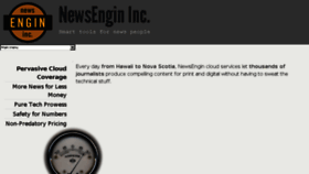 What Newsengin.com website looked like in 2017 (6 years ago)