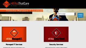 What Nerdsthatcare.com website looked like in 2017 (6 years ago)