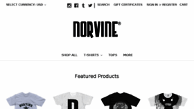 What Norvine.com website looked like in 2017 (6 years ago)