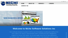 What Nichesoftsolutions.com website looked like in 2017 (6 years ago)