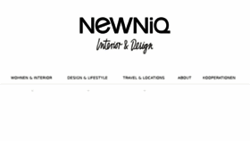 What Newniq.com website looked like in 2017 (6 years ago)