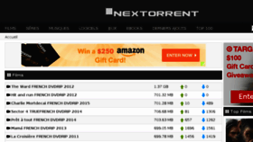 What Nextorrent.net website looked like in 2017 (6 years ago)