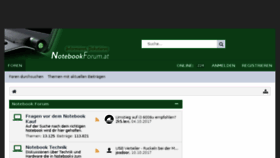 What Notebookforum.at website looked like in 2017 (6 years ago)