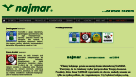 What Najmar.pl website looked like in 2017 (6 years ago)