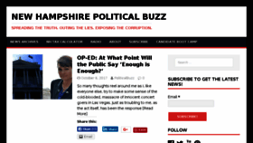 What Nhpoliticalbuzz.org website looked like in 2017 (6 years ago)