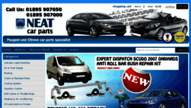 What Neatcarparts.co.uk website looked like in 2017 (6 years ago)