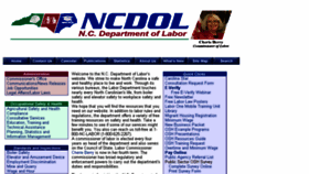 What Nclabor.com website looked like in 2017 (6 years ago)