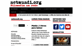 What Netmundi.org website looked like in 2017 (6 years ago)