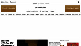 What Newyorktimes.org website looked like in 2017 (6 years ago)