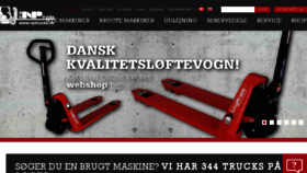 What Nptrucks.dk website looked like in 2017 (6 years ago)