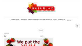 What Naturlax.com website looked like in 2017 (6 years ago)