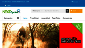 What Nextcycles.com website looked like in 2017 (6 years ago)