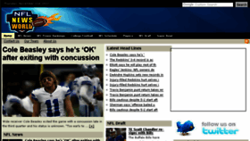 What Nflnewsworld.com website looked like in 2017 (6 years ago)