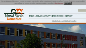 What Novaskoladomazlice.cz website looked like in 2017 (6 years ago)