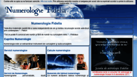 What Numerologie-fidelia.ro website looked like in 2017 (6 years ago)