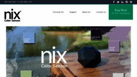 What Nixsensor.com website looked like in 2017 (6 years ago)