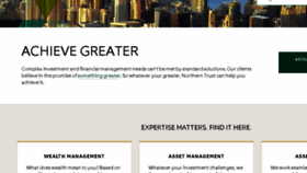 What Northerntrust.com website looked like in 2017 (6 years ago)