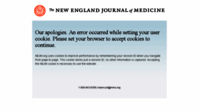 What Nejm.com website looked like in 2017 (6 years ago)