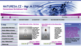 What Naturesa.cz website looked like in 2017 (6 years ago)