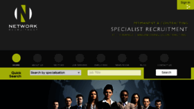 What Networkrecruitment.co.za website looked like in 2017 (8 years ago)