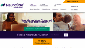 What Neurostar.com website looked like in 2017 (6 years ago)