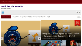 What Noticiasdoestado.com.br website looked like in 2017 (6 years ago)