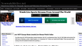 What Nowwatchtvlive.net website looked like in 2017 (6 years ago)