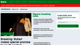 What Naija.ng website looked like in 2017 (6 years ago)