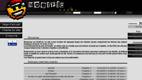 What Noelfic.fr website looked like in 2017 (6 years ago)