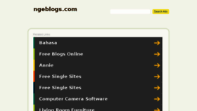What Ngeblogs.com website looked like in 2017 (6 years ago)