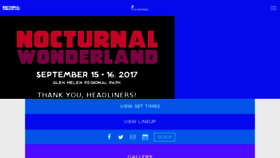 What Nocturnalfestival.com website looked like in 2017 (6 years ago)