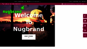 What Nugbrand.com website looked like in 2017 (6 years ago)