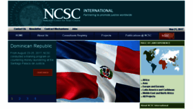 What Ncscinternational.org website looked like in 2017 (6 years ago)