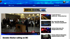 What Newschannel34.com website looked like in 2017 (6 years ago)