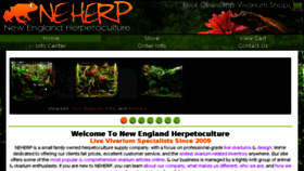 What Neherpetoculture.com website looked like in 2017 (6 years ago)