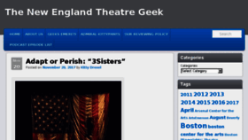 What Netheatregeek.com website looked like in 2017 (6 years ago)