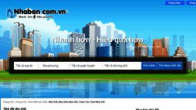 What Nhaban.com.vn website looked like in 2017 (6 years ago)