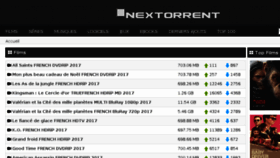 What Nextorrent.com website looked like in 2017 (6 years ago)