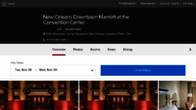 What Neworleansmarriottconventioncenter.com website looked like in 2017 (6 years ago)