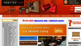What Nabytek-lkp.cz website looked like in 2017 (6 years ago)