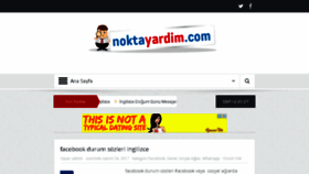 What Noktayardim.com website looked like in 2017 (6 years ago)