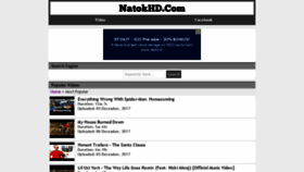 What Natokhd.com website looked like in 2017 (6 years ago)