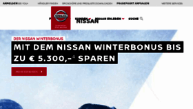 What Nissan.at website looked like in 2017 (6 years ago)
