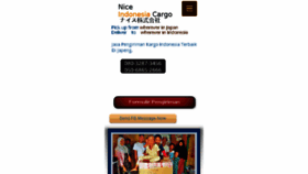 What Niceindonesiacargo.com website looked like in 2017 (6 years ago)