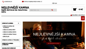 What Nejlevnejsi-kamna.cz website looked like in 2017 (6 years ago)