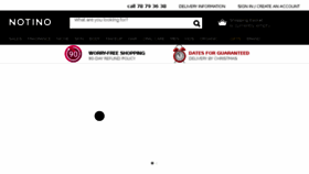 What Notino.dk website looked like in 2017 (8 years ago)