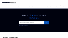 What Nieodebrany-telefon.pl website looked like in 2017 (6 years ago)