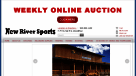 What Newriversports.com website looked like in 2017 (6 years ago)