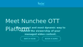 What Nunchee.com website looked like in 2017 (6 years ago)